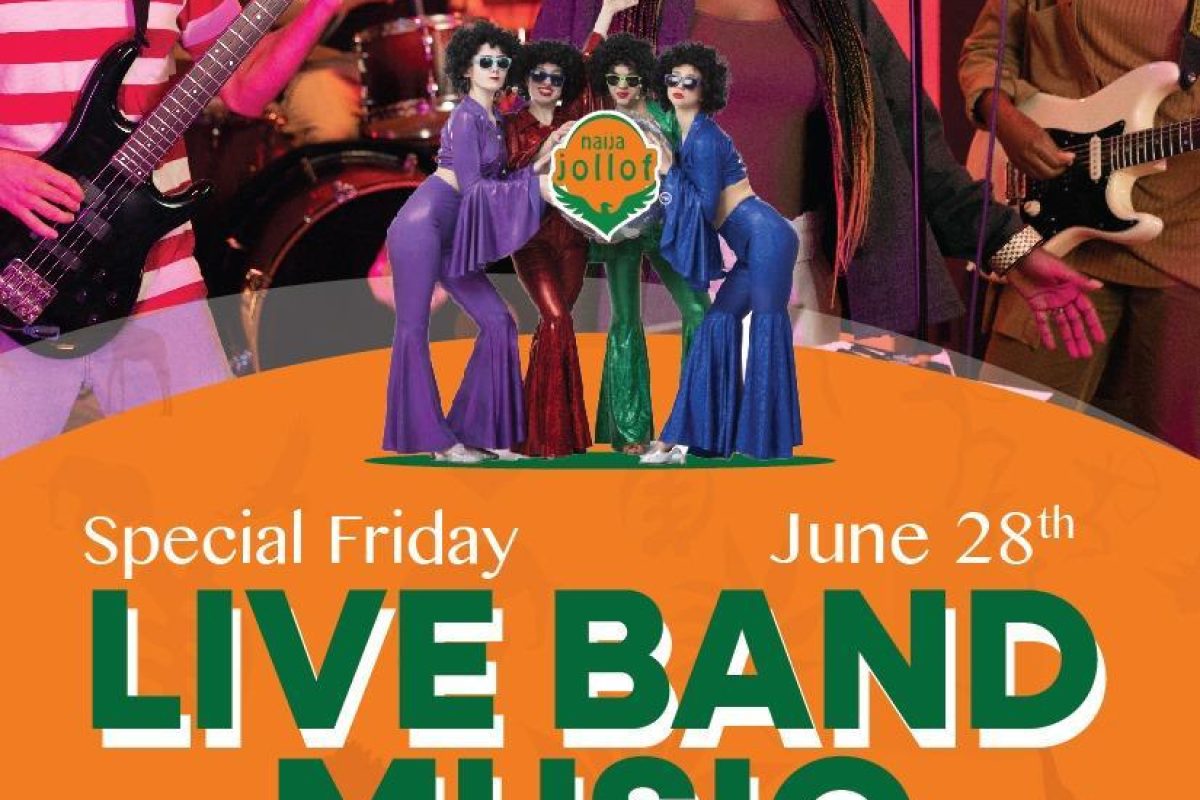 JUNE 28TH LIVE BRAND- NAIJA JOLLOF